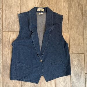 Vintage Orvis Denim Vest